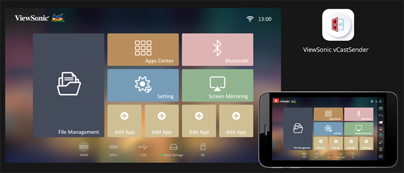 ung dung may chieu viewsonic