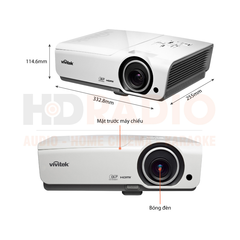 Chú thích Máy chiếu Vivitek DH976WT