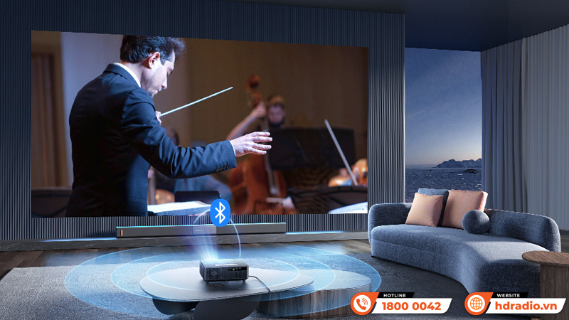 Bluetooth Máy chiếu Yaber Ace K1