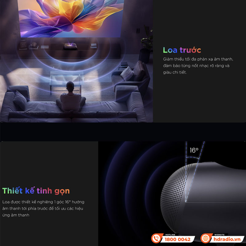 Máy chiếu Laser siêu gần Yaber K300s