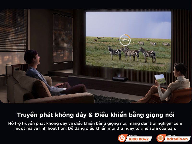 Máy chiếu Laser siêu gần Yaber K300s