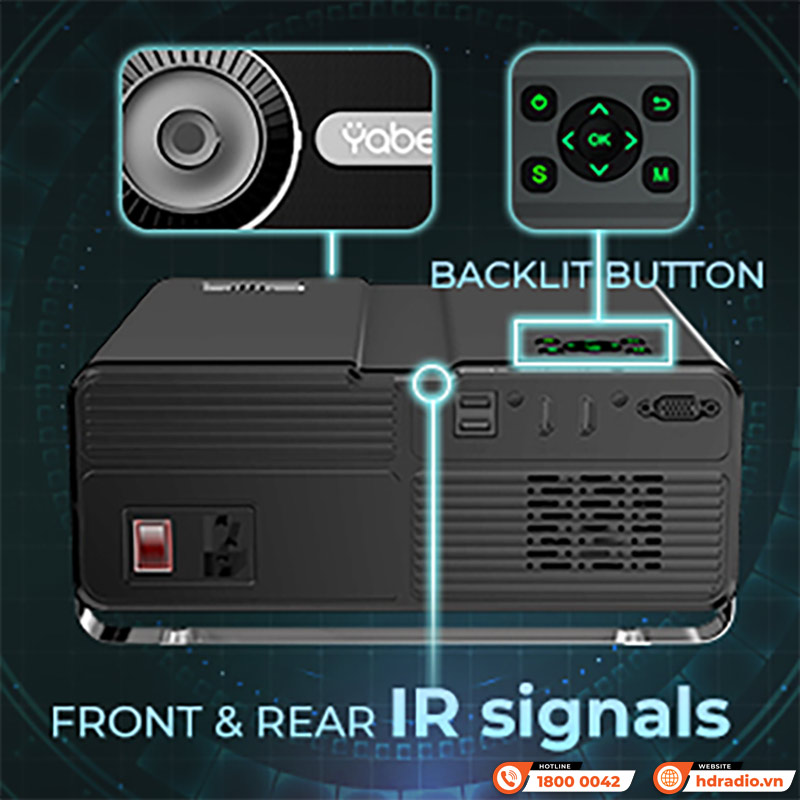 máy chiếu Yaber V10