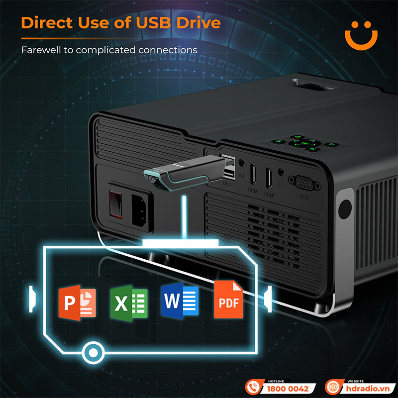 Máy chiếu Yaber V10