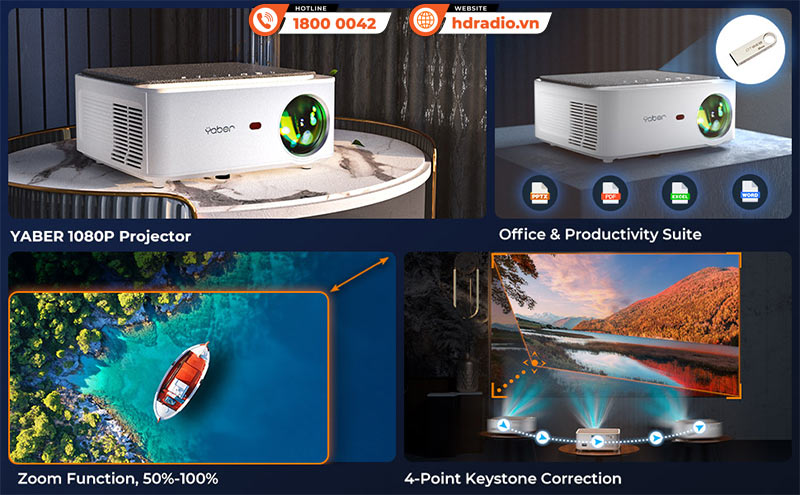 Máy chiếu Yaber V6 Pro