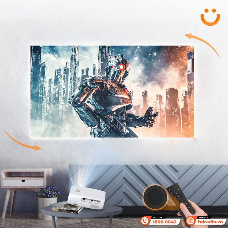 Keystone Máy chiếu Yaber V7 Pro