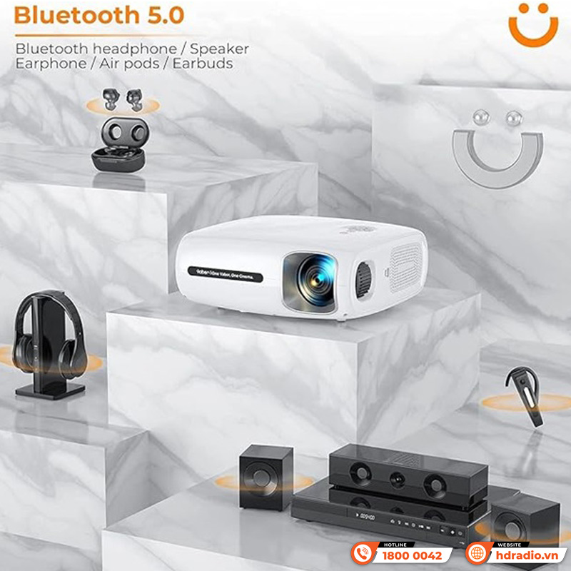 Kết nối Máy chiếu Yaber V7 Pro