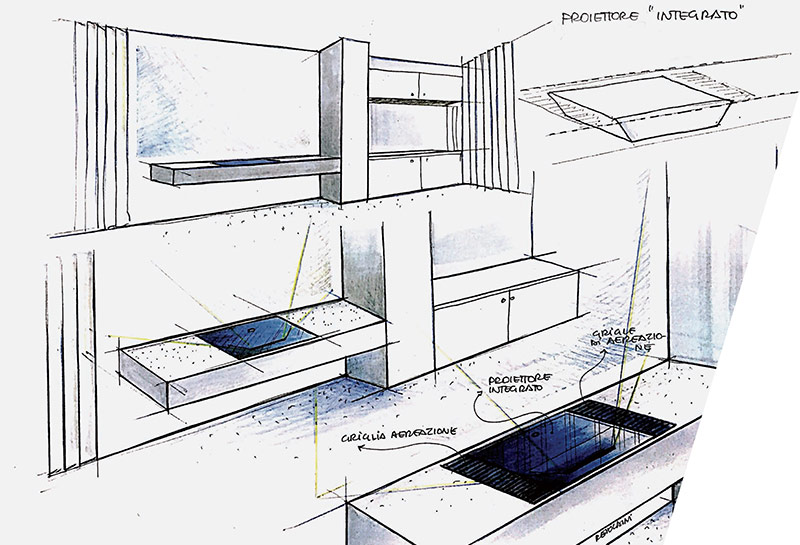 may chiếu 4K sim2 xTV4K thiet ke