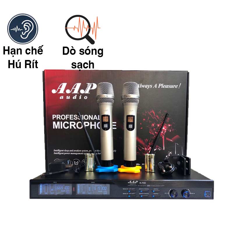 Micro không dây AAP K700, Chống hú