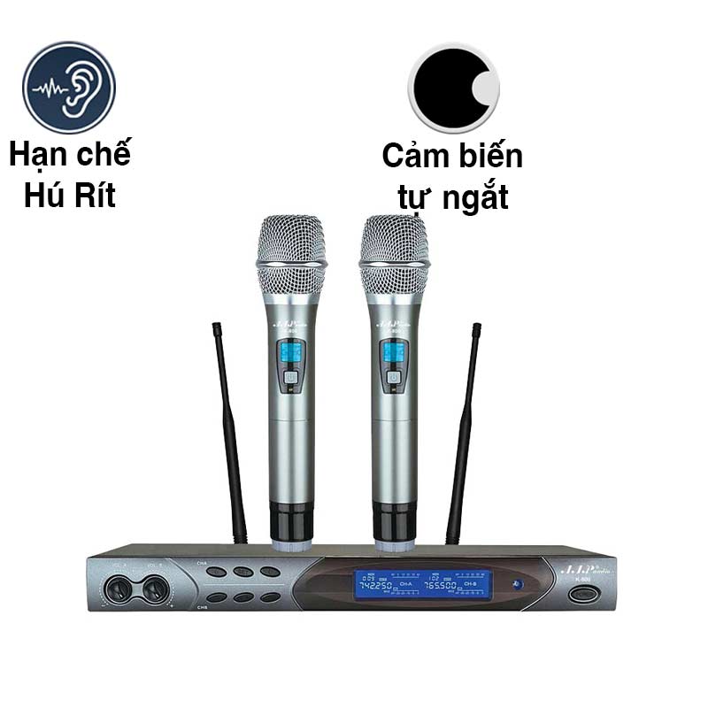 Micro không dây AAP M-3, Cảm biến tự ngắt, Chống hú