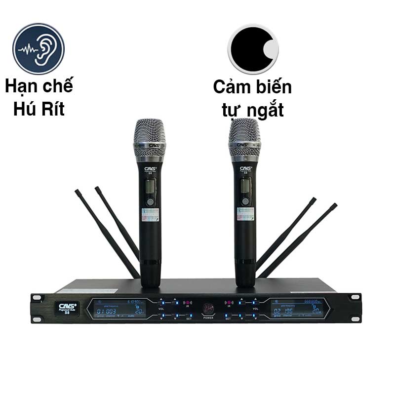 Micro không dây CAVS S8, Cảm biến tự ngắt