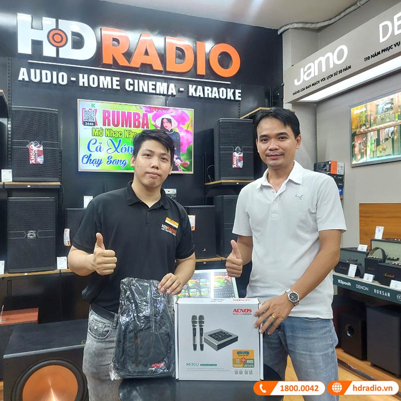 Micro kèm Sound Card Vang Acnos Mi30U-5