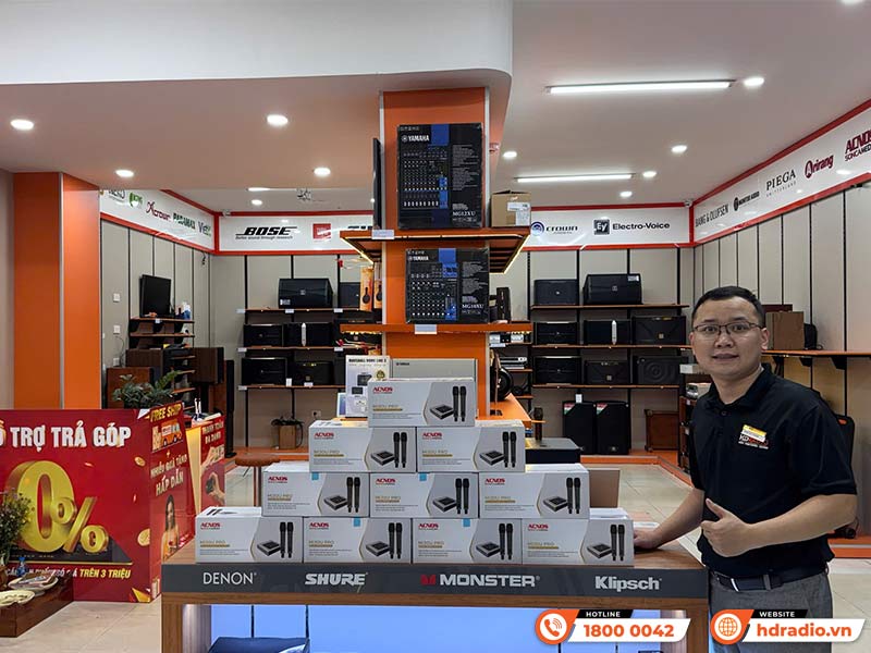 Micro Kèm Vang Acnos Mi30U Pro, Sound Card, Bluetooth, Optical, HDMI Arc, USB, Aux, App Acnos Mixer, App CloudKaraoke-15