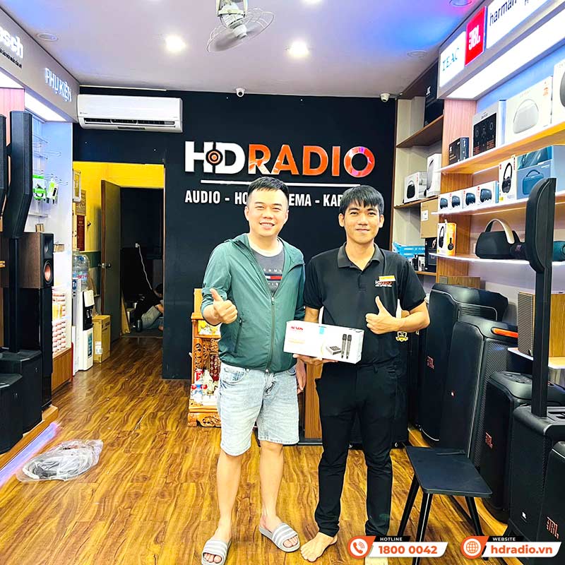 Micro Kèm Vang Acnos Mi30U Pro, Sound Card, Bluetooth, Optical, HDMI Arc, USB, Aux, App Acnos Mixer, App CloudKaraoke-17