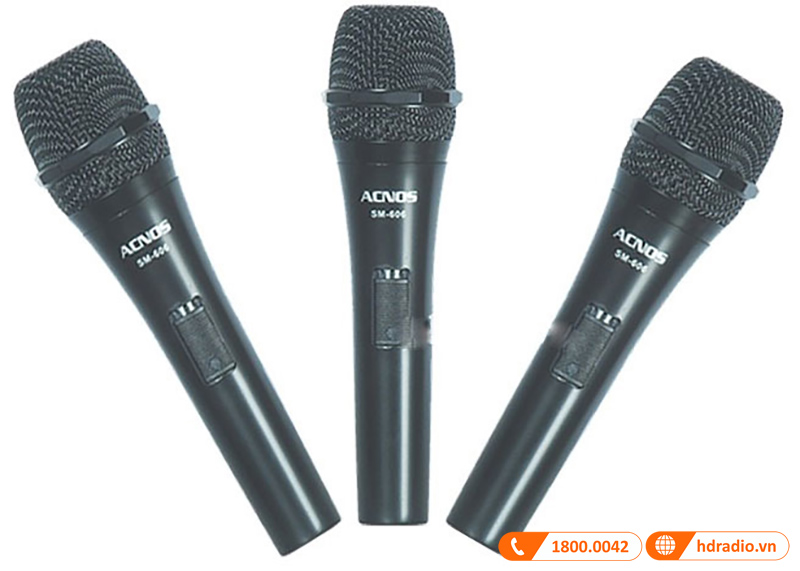 Bắt âm tốt, hát nhẹ với Micro Acnos SM606