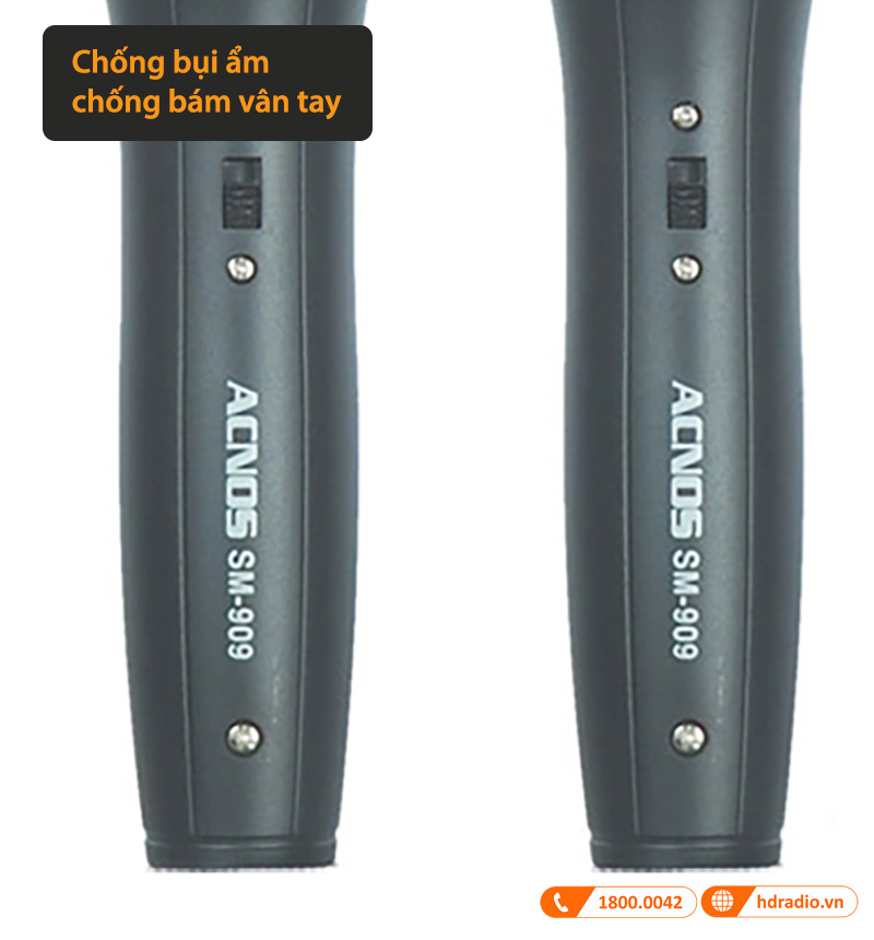 thân kim loại của Micro Acnos SM909