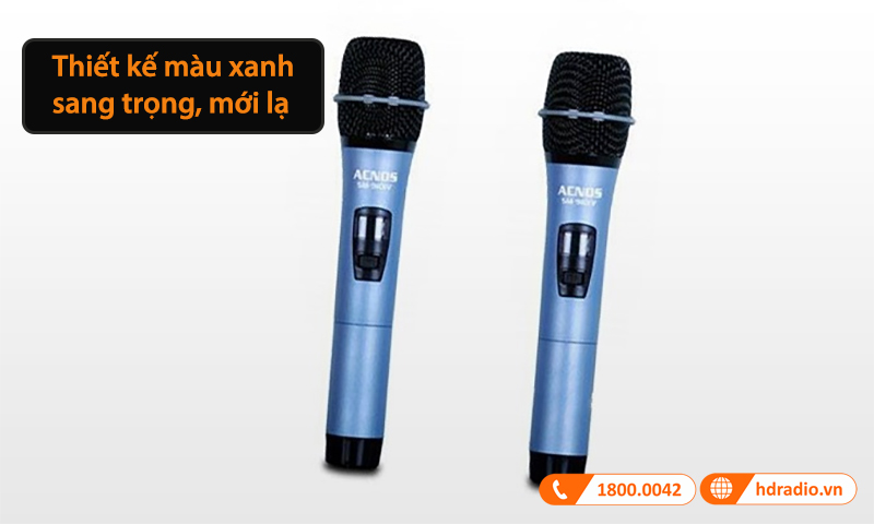 bộ 2 micro của Micro Acnos SM9101V bộ 2 micro của Micro Acnos SM9101V