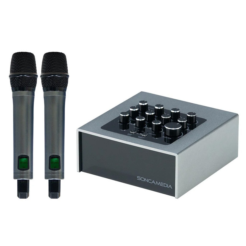 Micro Kèm Vang ACNOS MiNet30U PRO, Bluetooth 5.0, USB, OPTICAL, HDMI, AUX, Soundcard, Android 8K