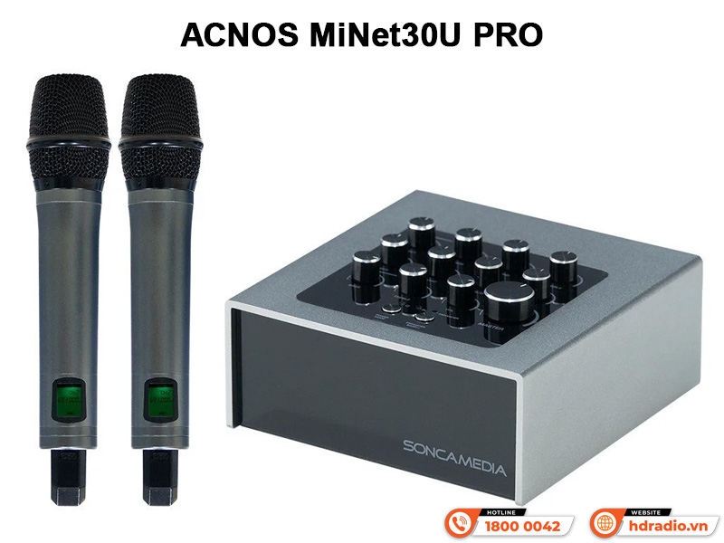 Micro kèm Vang ACNOS MiNet30U PRO