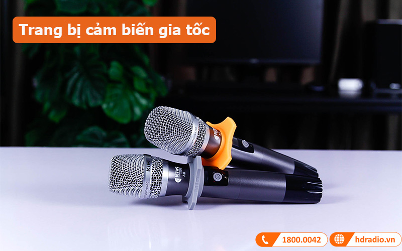 Micro không dây Kiwi A8 cảm biến gia tốc