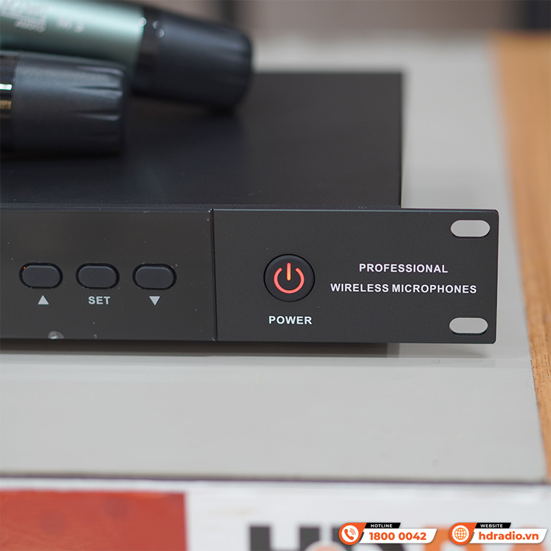 Micro không dây Kiwi M3, Cảm biến Tự ngắt, Dò sóng sạch-5