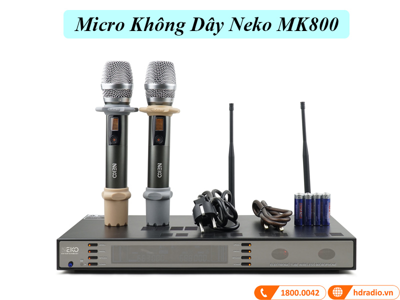 Micro không dây Neko MK800