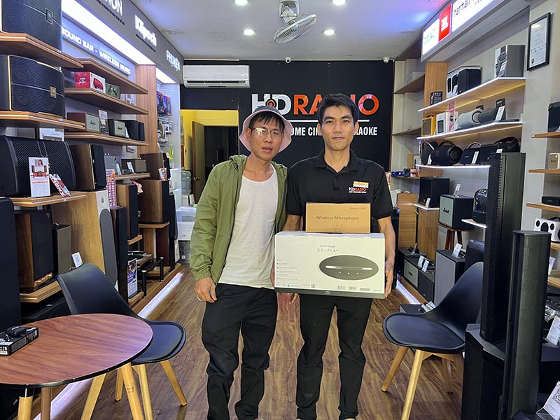 Khách hàng mua Micro không dây Excelvan K18V tại HDRadio