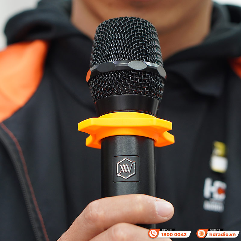 Micro Không Dây Alpha Works A1, Kết nối qua cổng AUX 3,5mm, 1 tay mic, Chuyên cho loa bluetooth-6