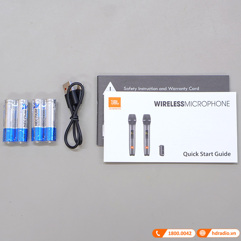 Micro Không Dây JBL Wireless, Chống hú, Công nghệ UHF, Độ nhạy cao-9