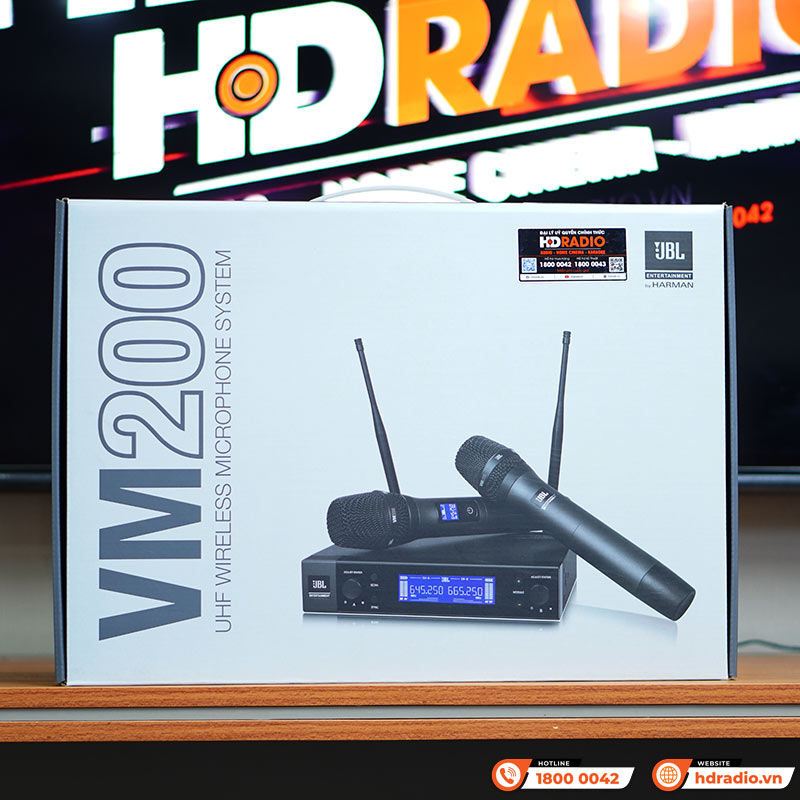 Micro JBL VM200, Cảm biến tự ngắt, Dò sóng sạch-15