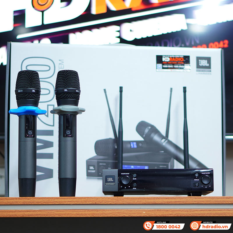 Micro JBL VM200, Cảm biến tự ngắt, Dò sóng sạch-2