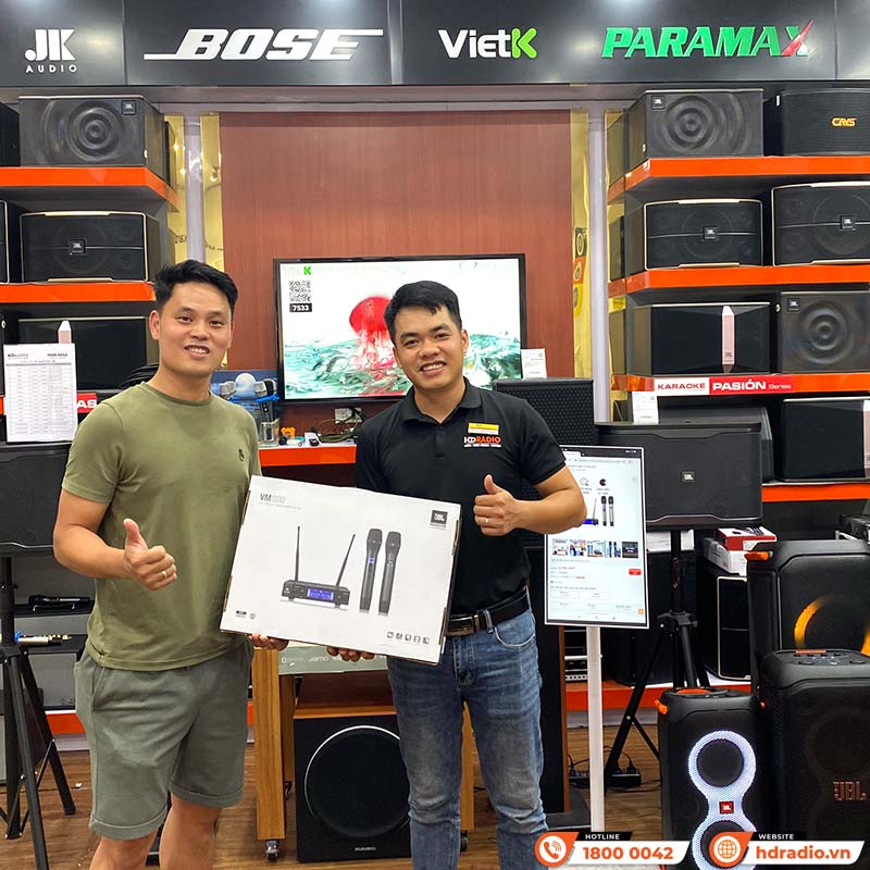 Micro JBL VM200, Cảm biến tự ngắt, Dò sóng sạch-16