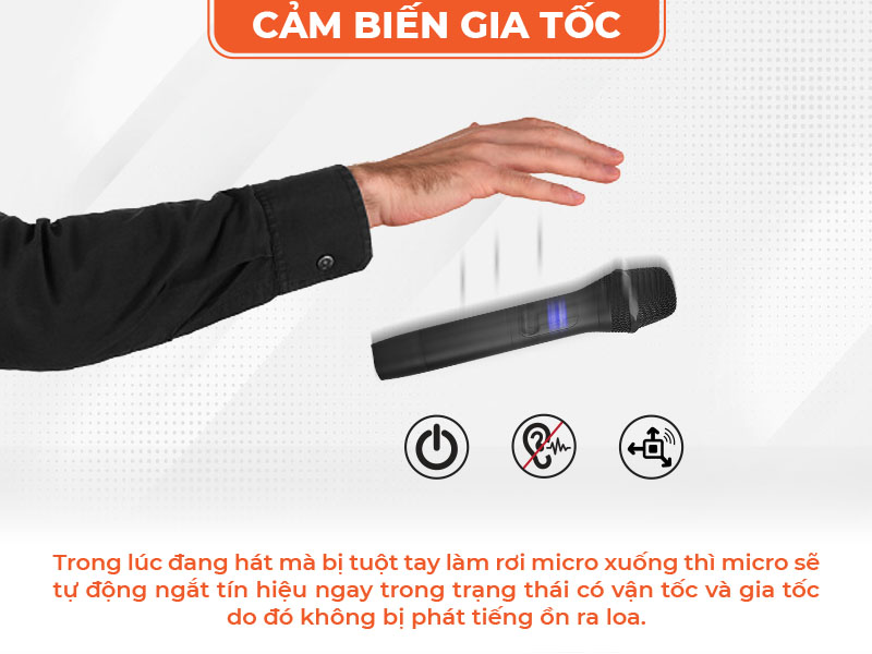 Micro JBL VM300 cảm biến gia tốc