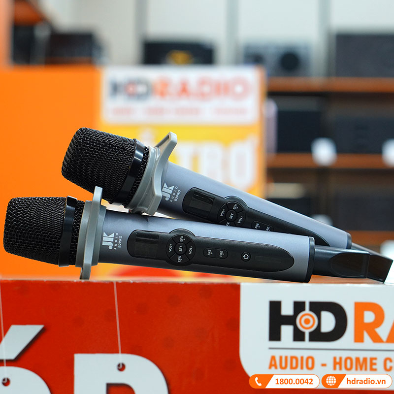 Micro không dây JKaudio B2 Pro, Tích hợp Echo, Chuyên Hỗ Trợ Hát Karaoke Trên Loa Bluetooth Di Động-2