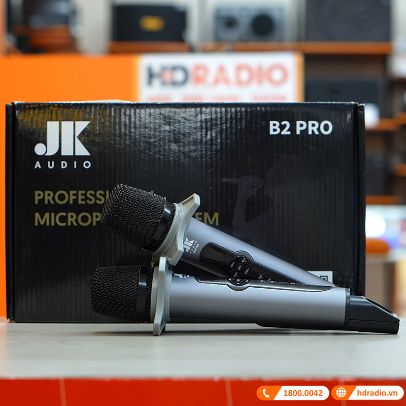 Micro không dây JKaudio B2 Pro, Tích hợp Echo, Chuyên Hỗ Trợ Hát Karaoke Trên Loa Bluetooth Di Động-10
