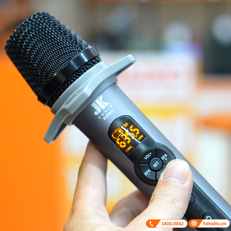 Micro không dây JKaudio B2 Pro, Tích hợp Echo, Chuyên Hỗ Trợ Hát Karaoke Trên Loa Bluetooth Di Động-3