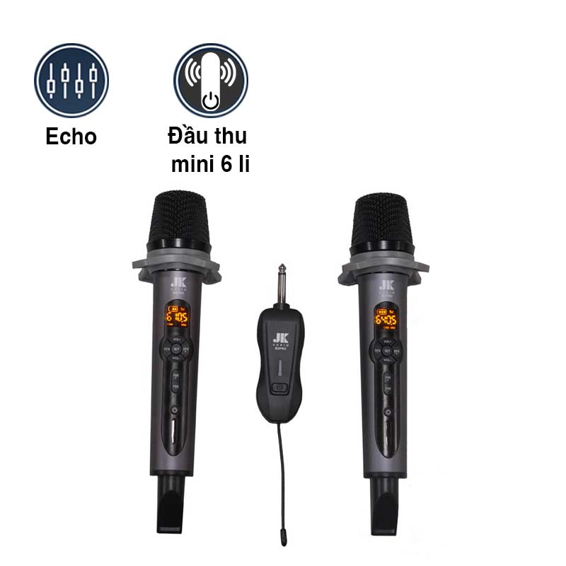 Micro không dây JKaudio B2 Pro, Tích hợp Echo, Chuyên Hỗ Trợ Hát Karaoke Trên Loa Bluetooth Di Động
