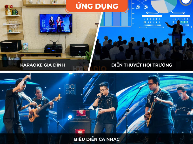 Ứng dụng thực tế Micro JKaudio B2 Pro