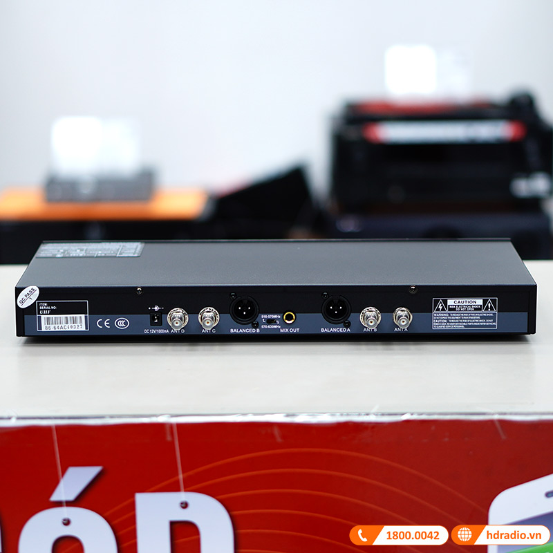 Micro không dây JKAudio B3 Plus, Cảm biến tự ngắt, Dò sóng sạch, Hạn Chế Rú Rít-8