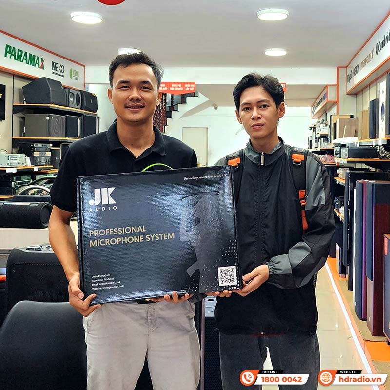 Micro không dây JKAudio B3 Plus, Cảm biến tự ngắt, Dò sóng sạch, Hạn Chế Rú Rít-14