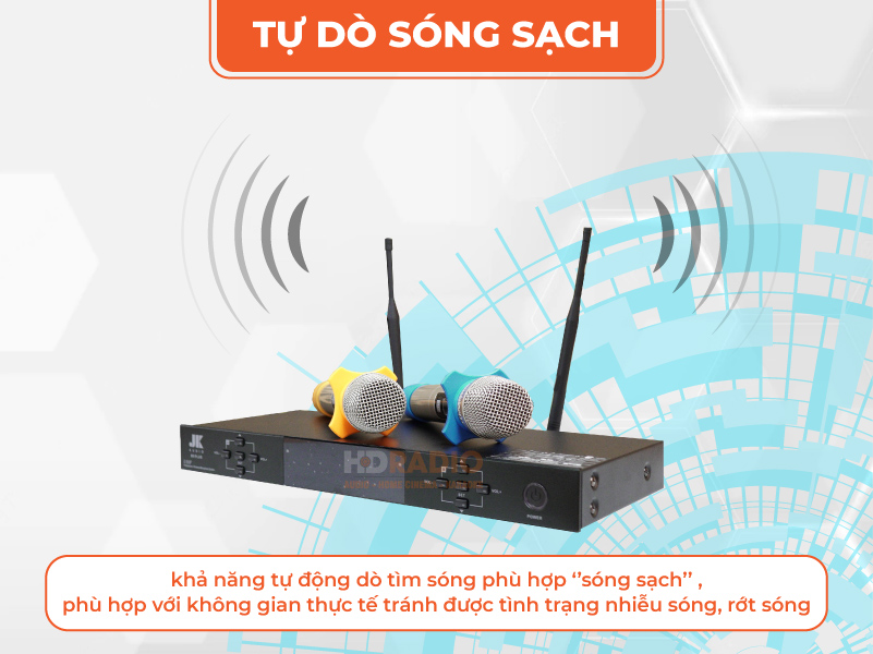 Tự động dò sóng sạch