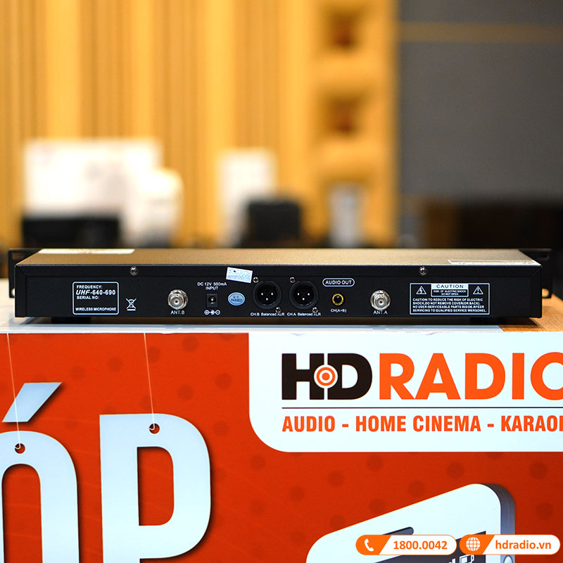 Micro Không Dây JKAudio K300, Cảm biến tự ngắt, Dò sóng sạch-11