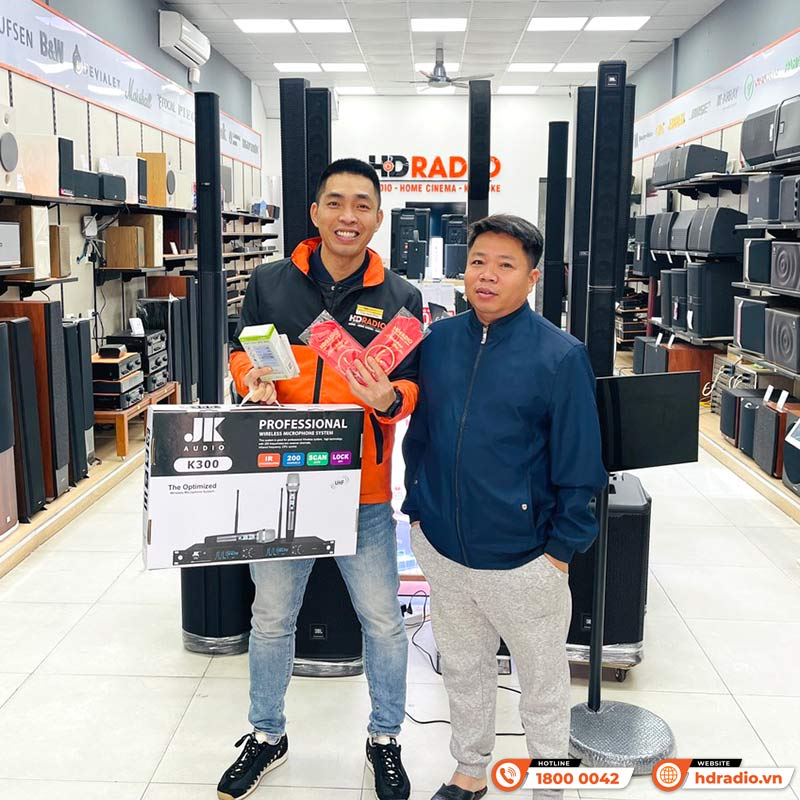 Micro Không Dây JKAudio K300, Cảm biến tự ngắt, Dò sóng sạch-16