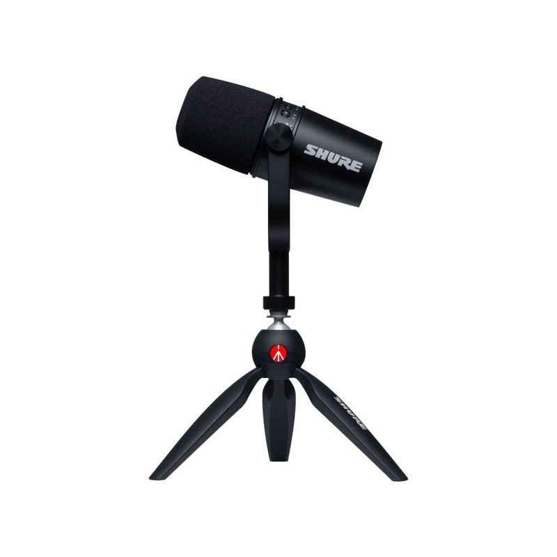Micro Shure MV7K BNDL (Đi kèm giá đỡ ba chân Tripod)-3