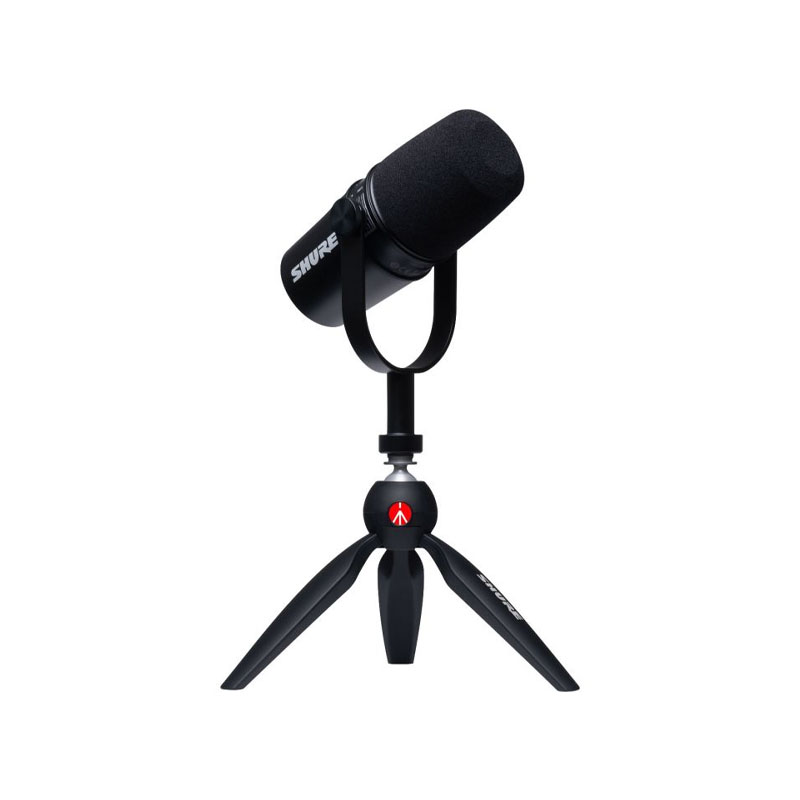 Micro Shure MV7K BNDL (Đi kèm giá đỡ ba chân Tripod)