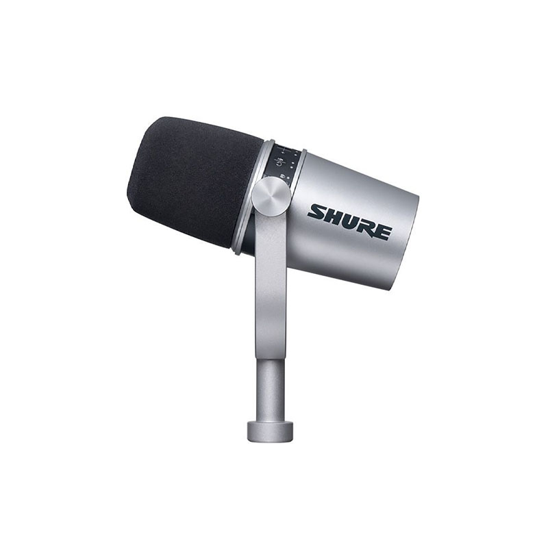 Micro Shure MV7S (Phiên bản màu trắng bạc) Micro Shure MV7S (Phiên bản màu trắng bạc)