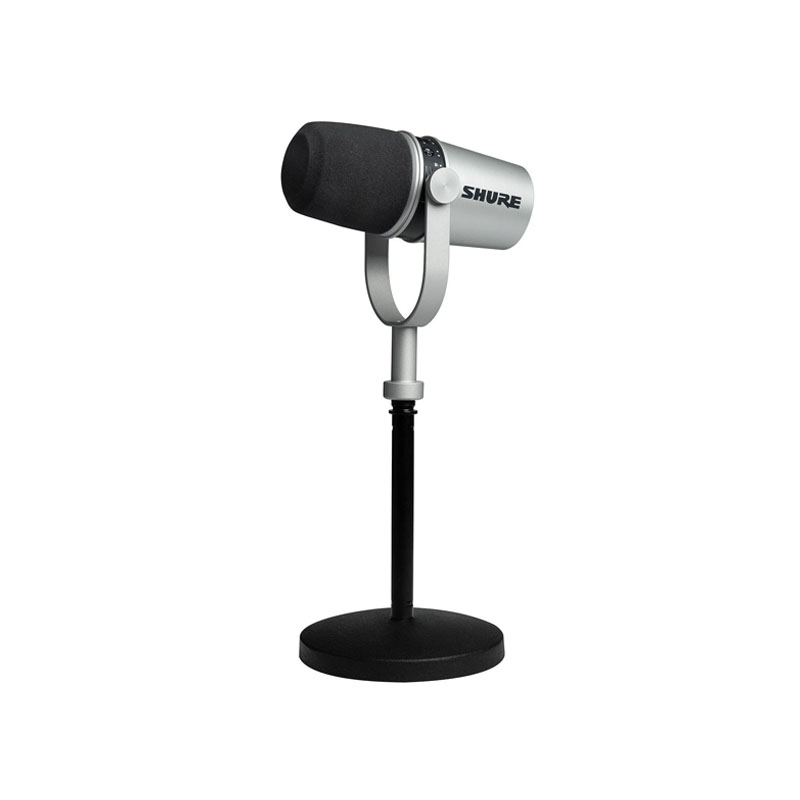 Micro Shure MV7S (Phiên bản màu trắng bạc)-6
