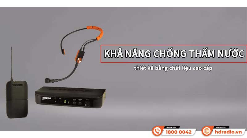 Thiết kế Micro Shure BLX14A/SM31