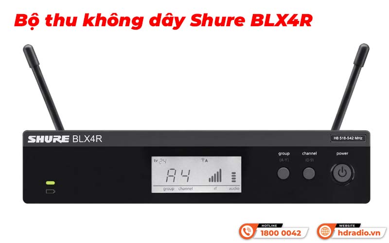 Micro Shure BLX24RA/B58