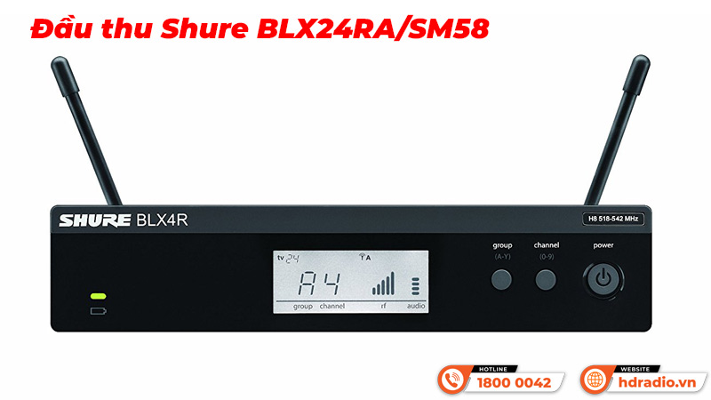 Micro Shure BLX24RA/SM58