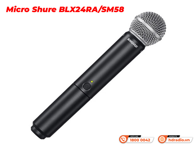 Micro Shure BLX24RA/SM58